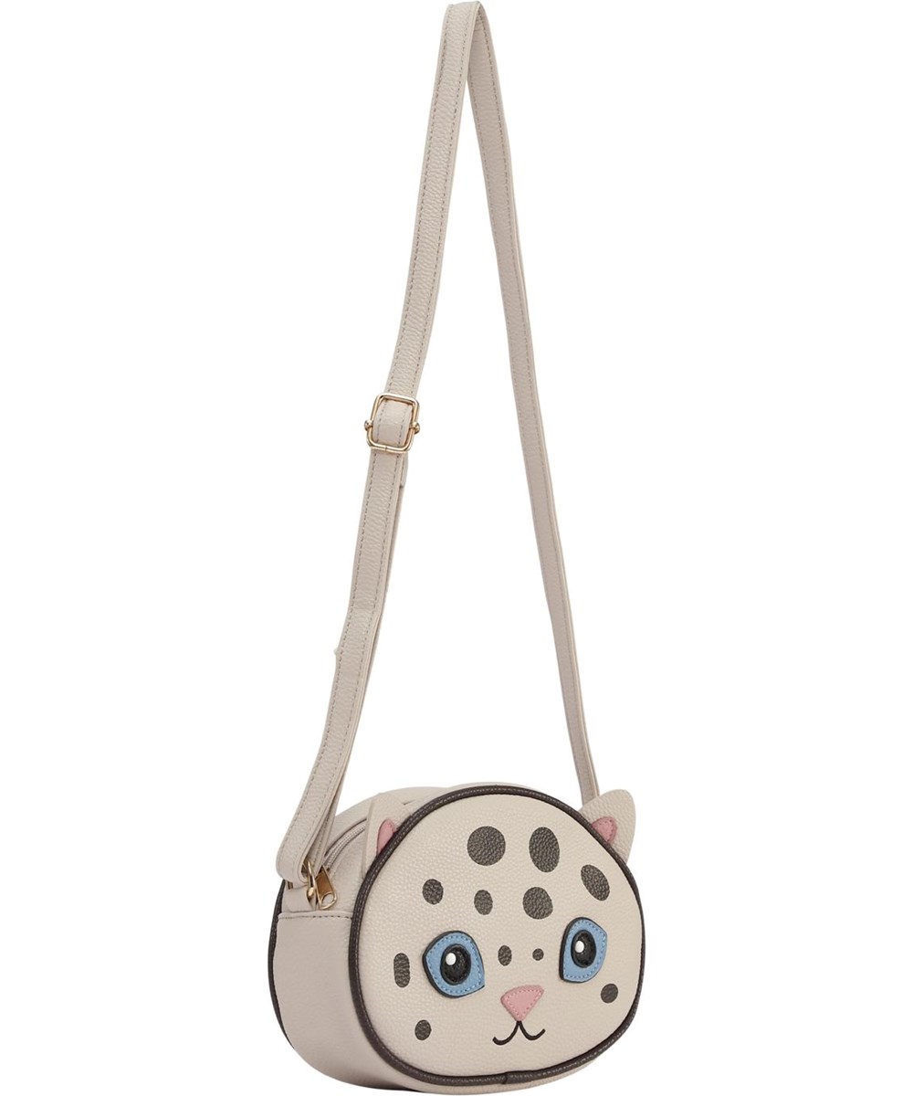 Snow Leo Bag - Pearled Ivory - Sneleopard taske i hvid