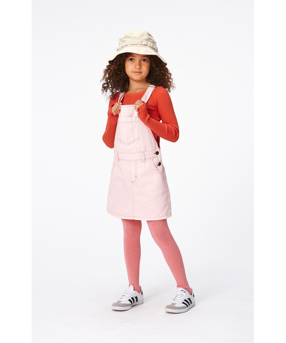 Glitter tights - Confetti - Red, finely knit glitter tights in a soft cotton blend with elastic waist