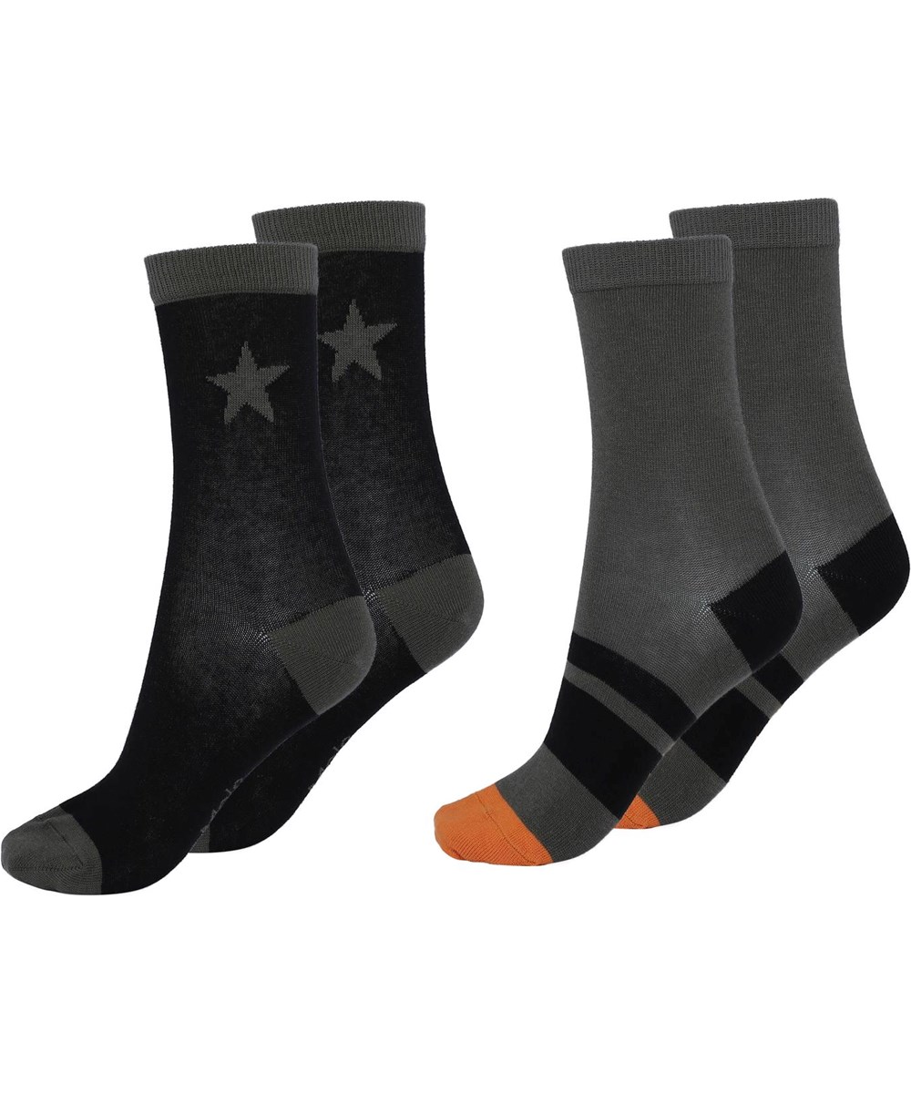 Nitis - Beluga - Two pairs of socks with stars 