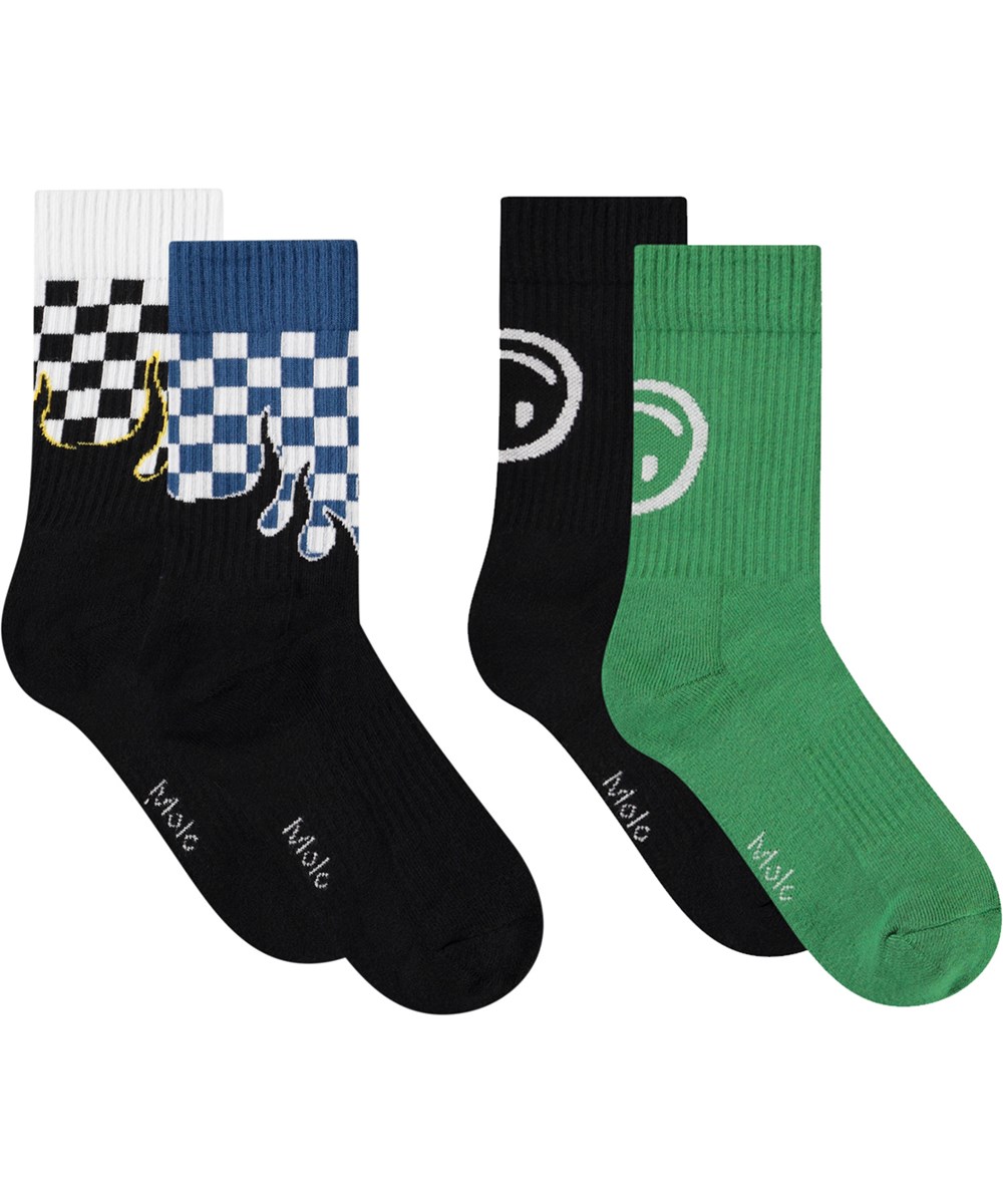 Norman 4-Pack - Blue Flames - 