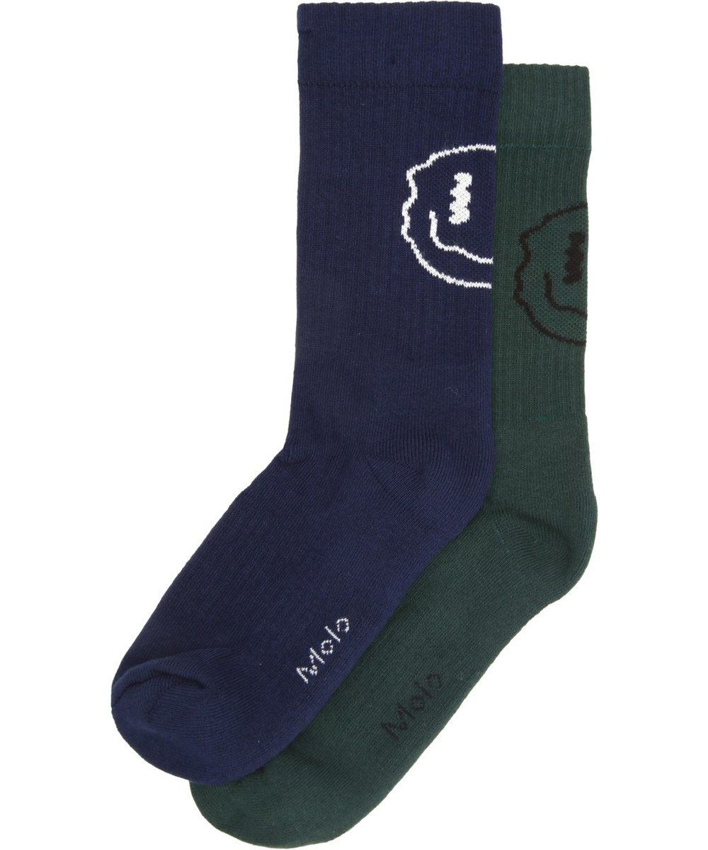 Norman - Oceanic - 2-pack of socks for kids in organic cotton