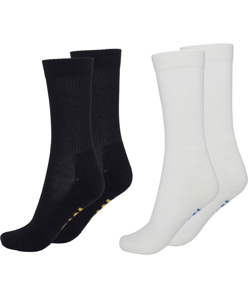 Norman - White Star - Two pair of socks with stripes