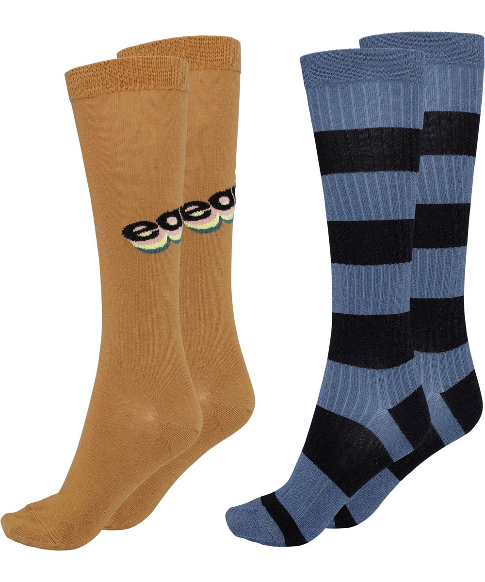 Norvina - Deer - Two pairs long socks equal