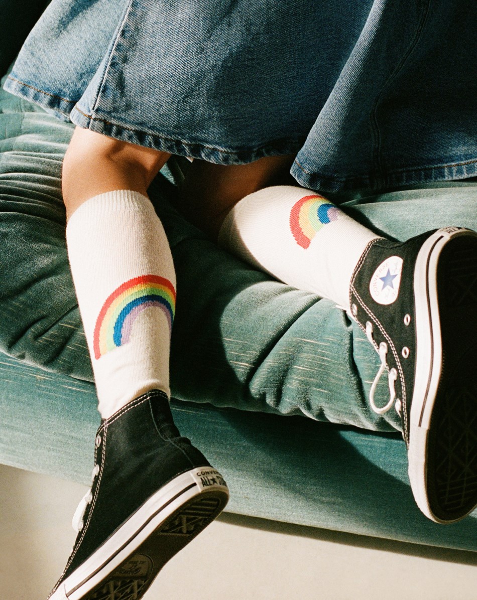 Norvina - Rainbow - Jubilee socks with rainbow print 