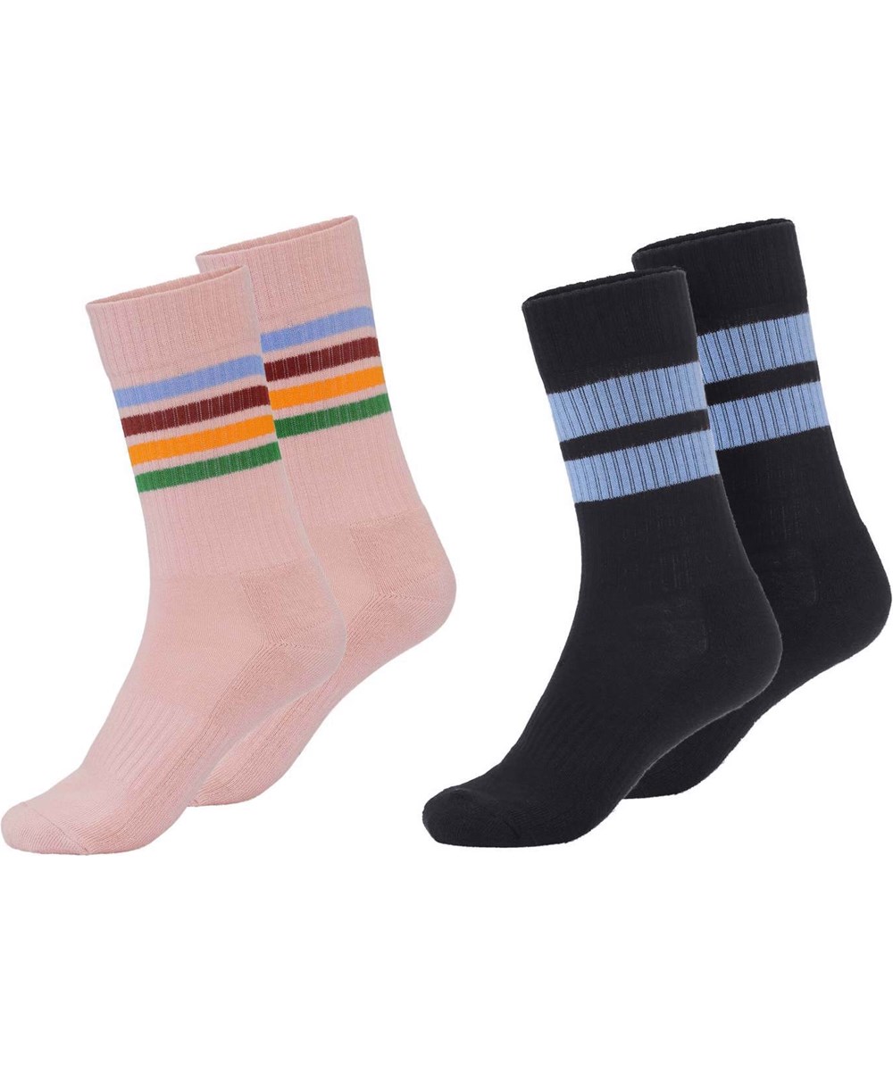 Norman - Powder - Sport ribstrømper striber