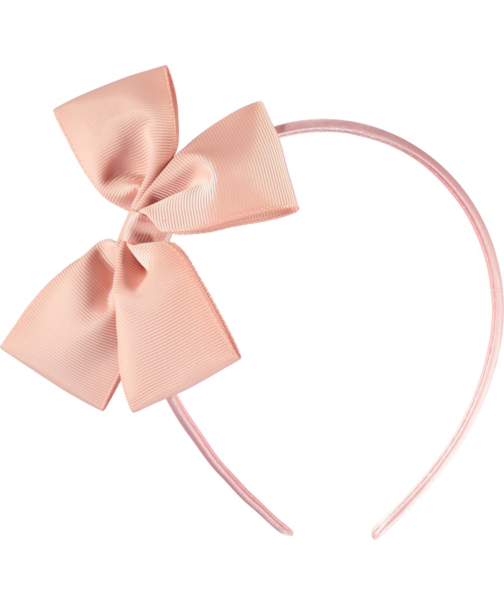 Fancy Bow Hairband - Powder - Lyserød sløjfe hårbøjle