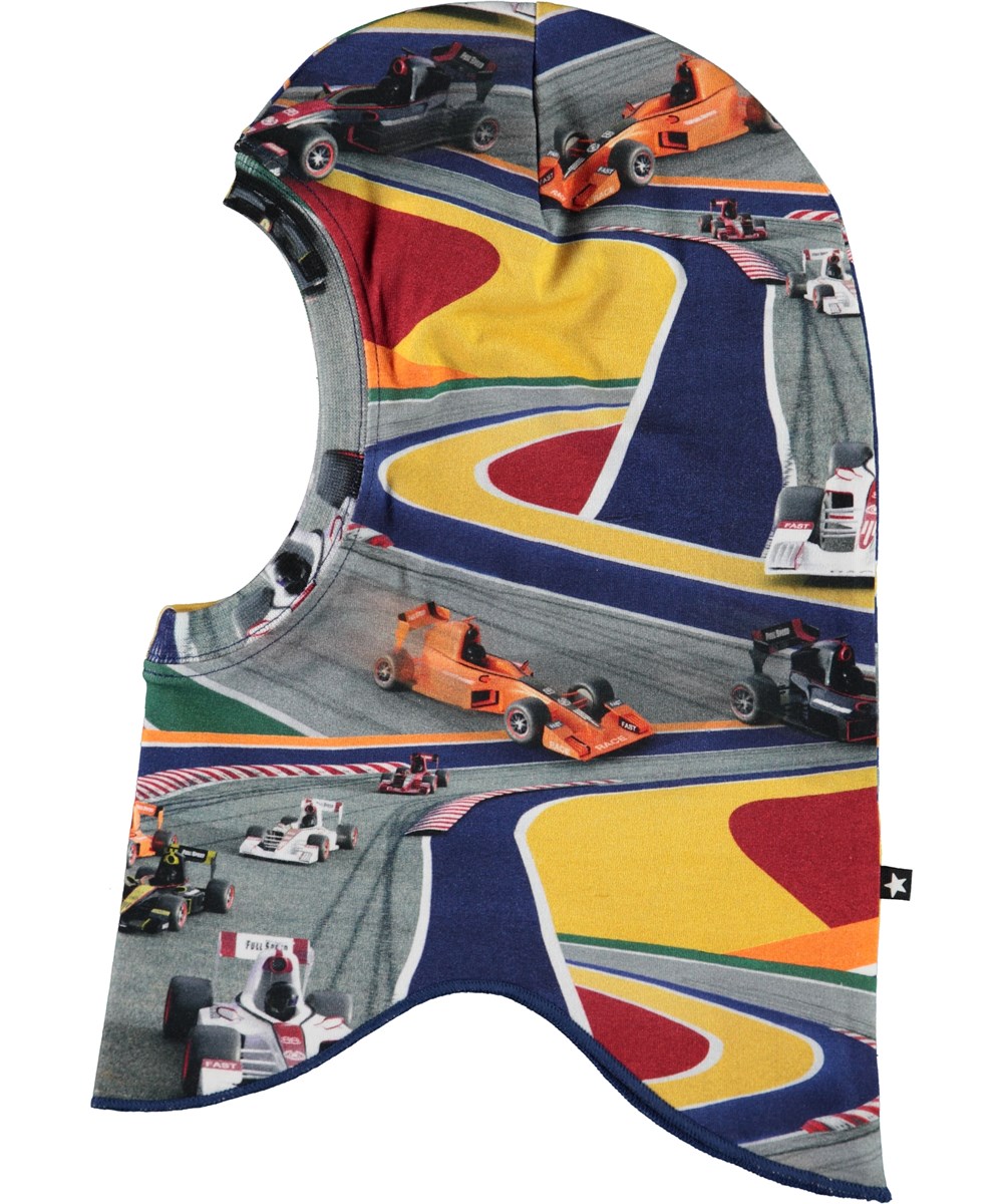 Nate - Full Speed - Økologisk elefanthue med racerbiler