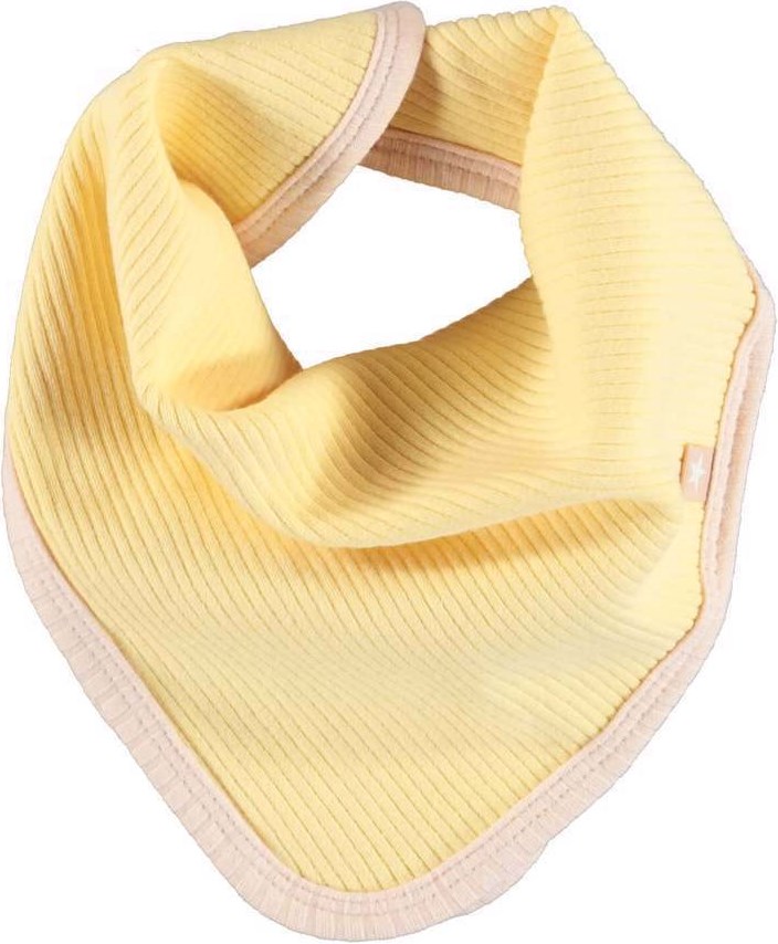 Neci hat and bib set - Impala - Babyhue og hagesmæk i lysegul