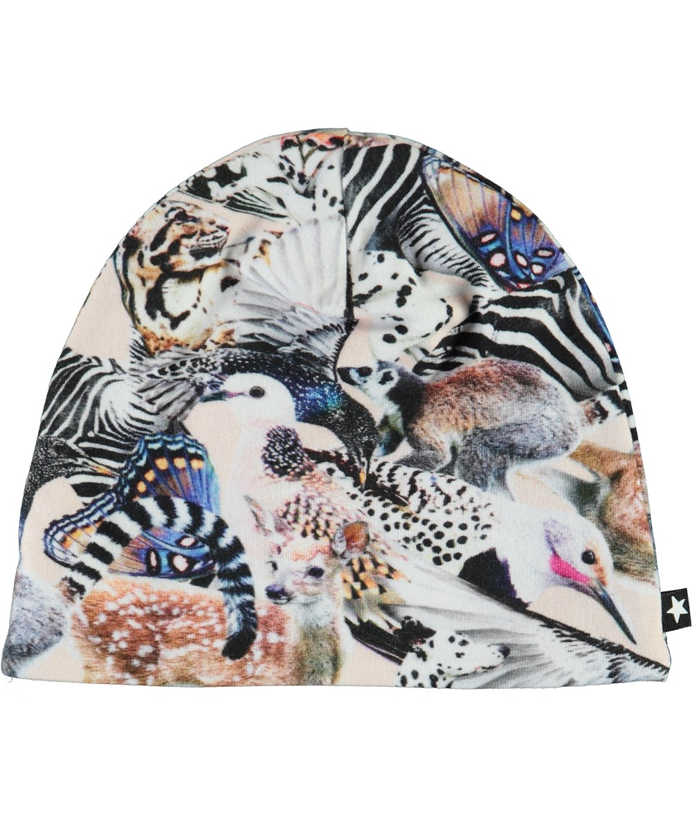 Ned - Twister - Økologisk hue med dyr