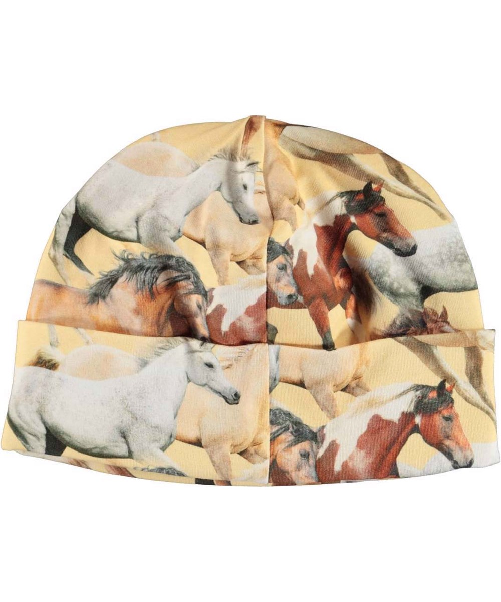 Nico - Horse Dreams Baby - Lysegul babyhue med heste