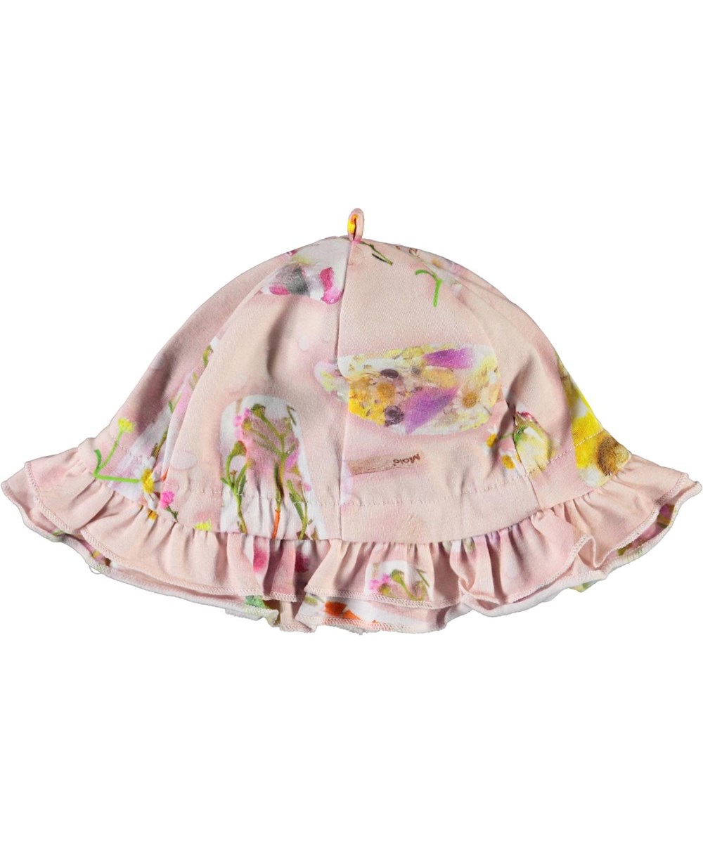 Nizana - Ice Lollies - Lyserød baby solhat med is print