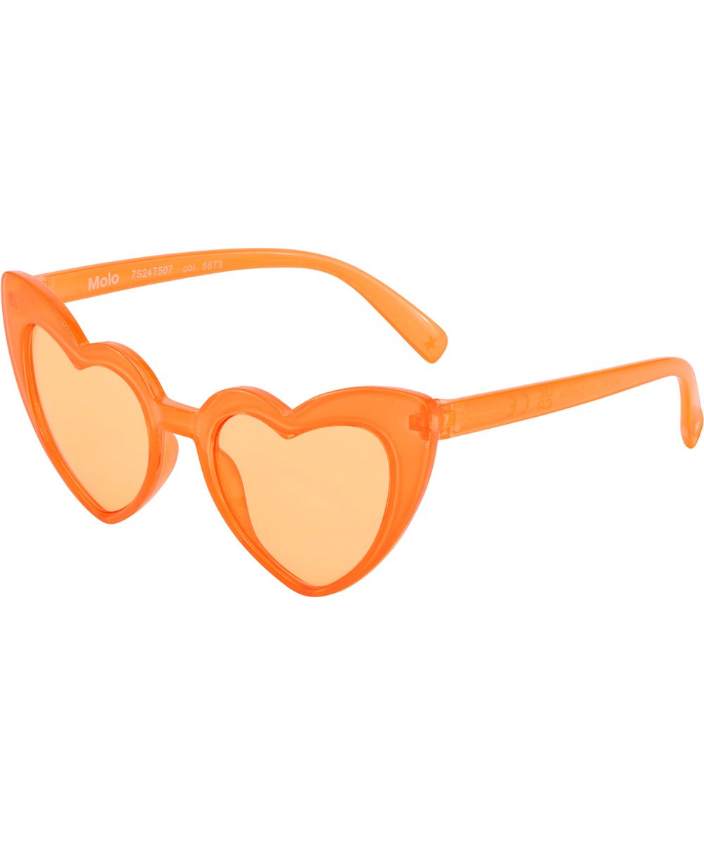 Sana - Sunrise - Orange hjerte solbriller