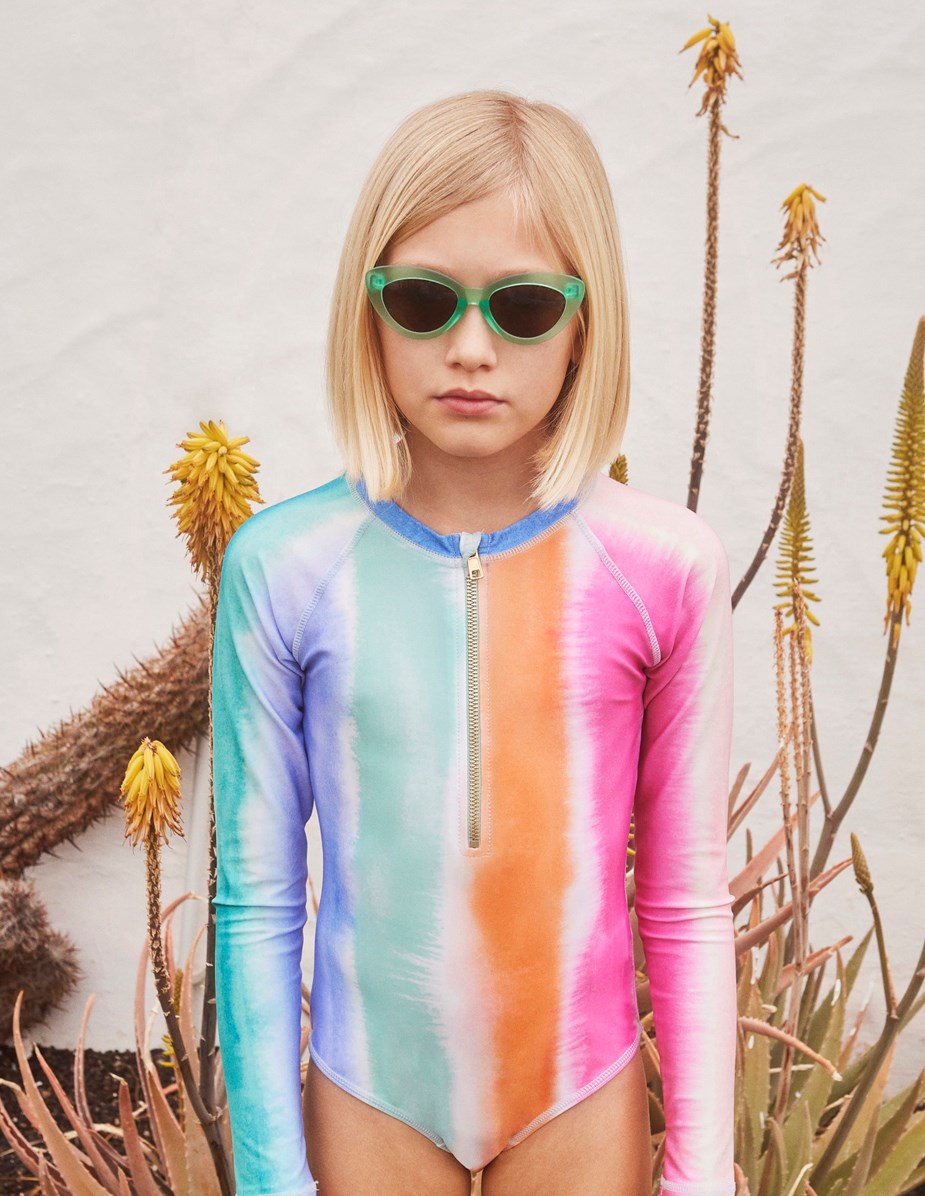 Simba - Cool Mint - Mintgrønne cat-eye solbriller med brune linser