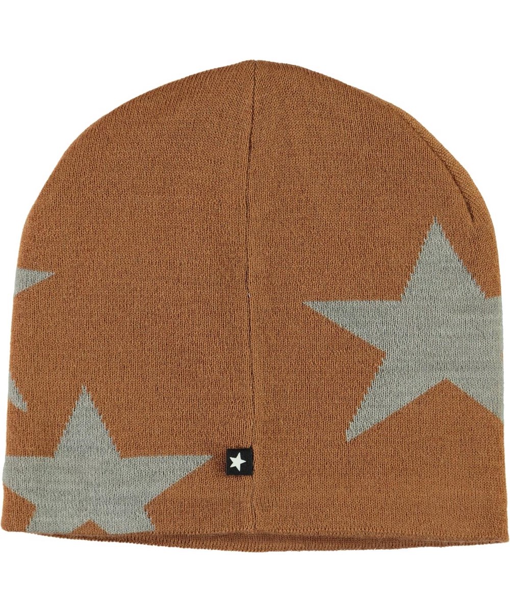 Colder - Autumn Leaf - Brun strikhue med stjerner