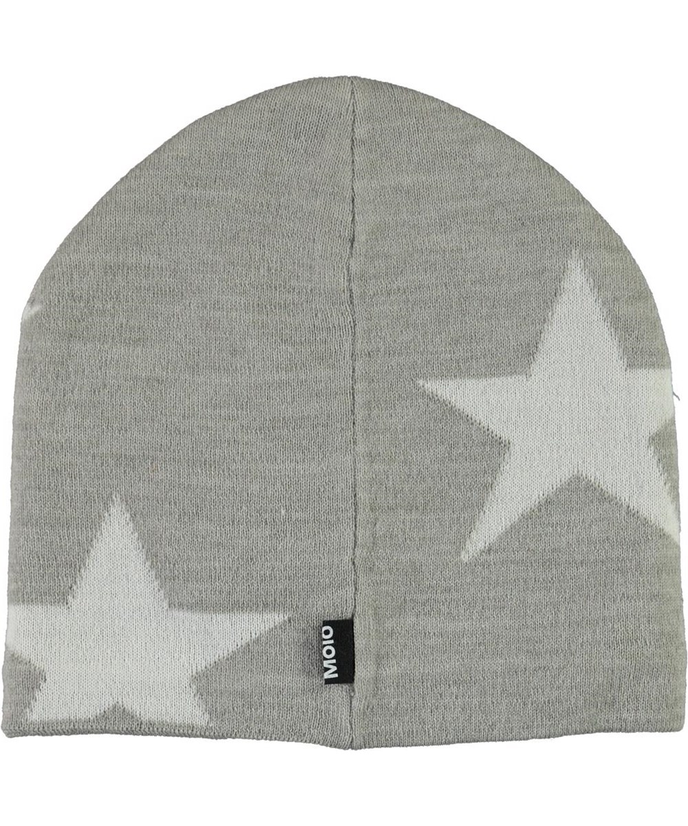 Colder - Warm Grey Melange - Grå hue med stjerner