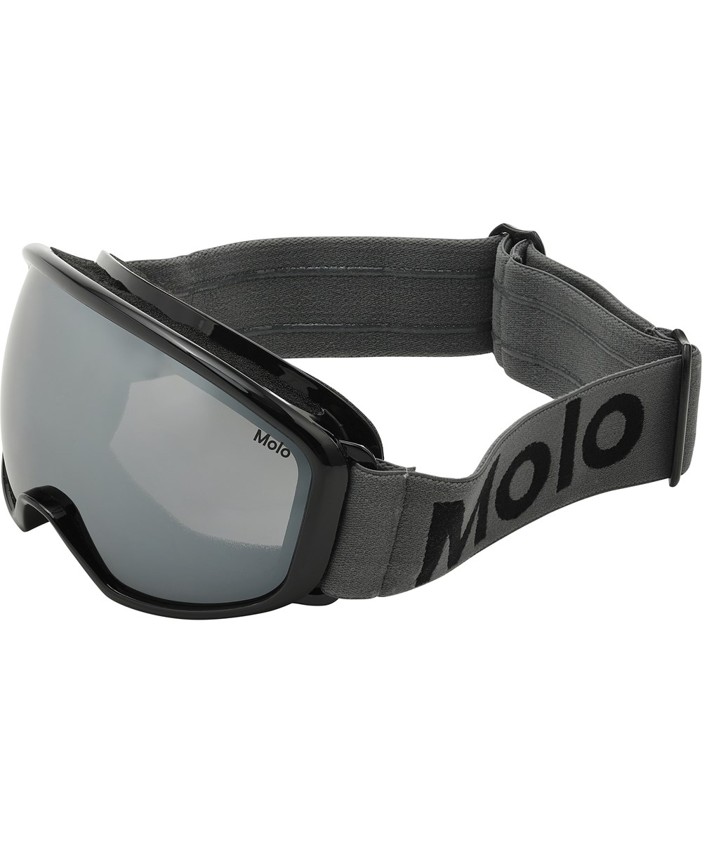 Frameless - Smokey Grey - Sorte skibriller.