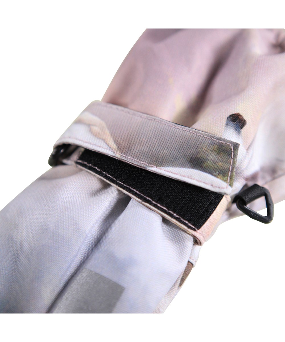 Igor - Utopia - Rosa vandtætte og åndbare luffer med enjørningprint til børn med 3M™ Thinsulate™ isolering.