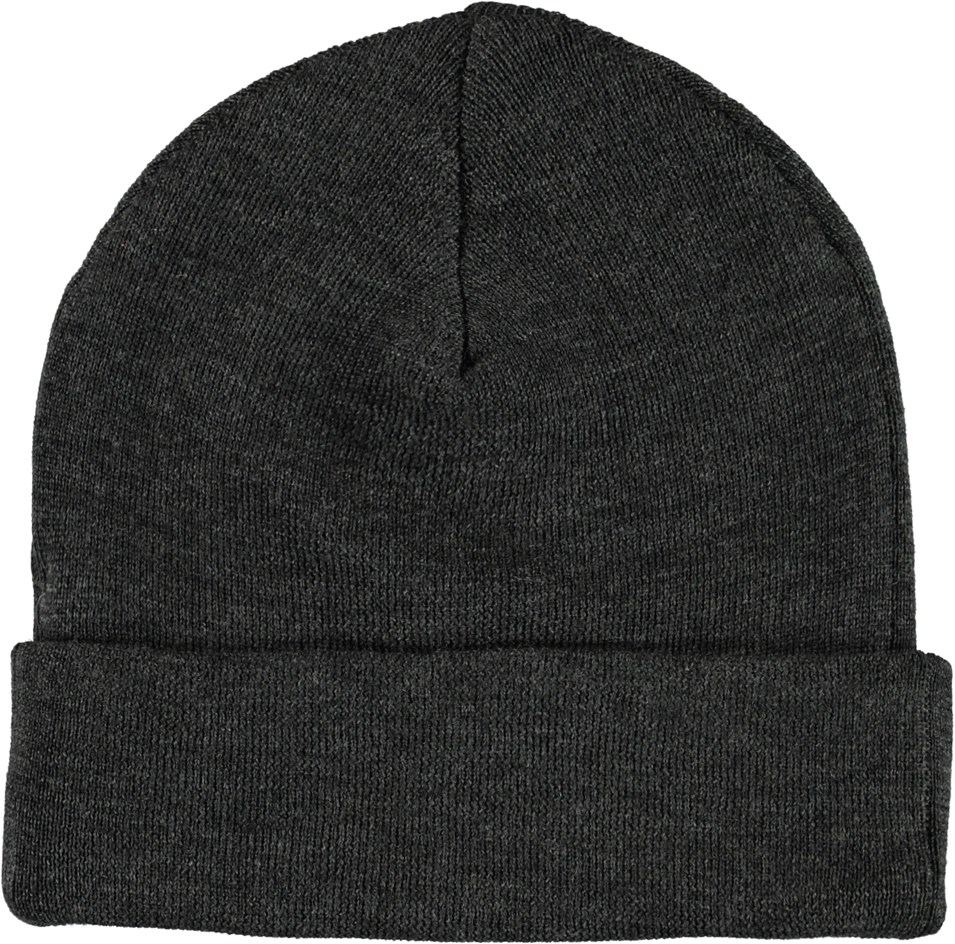 Keilo - Forest - Grøn hue med ombuk i 100% merino uld