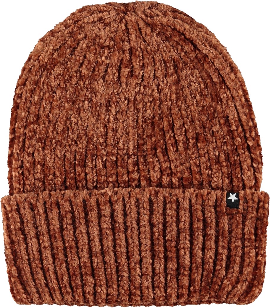 Kitty - Rosie Sand - Brun vamset og blød hue