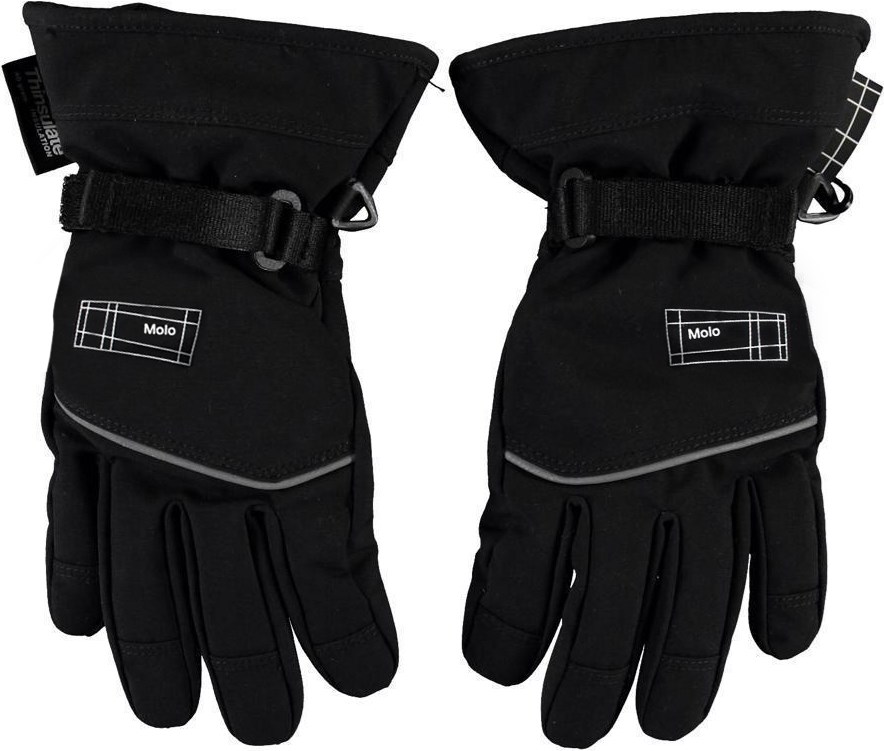 Mack Active - Black - Sorte vandtætte handsker med refleks