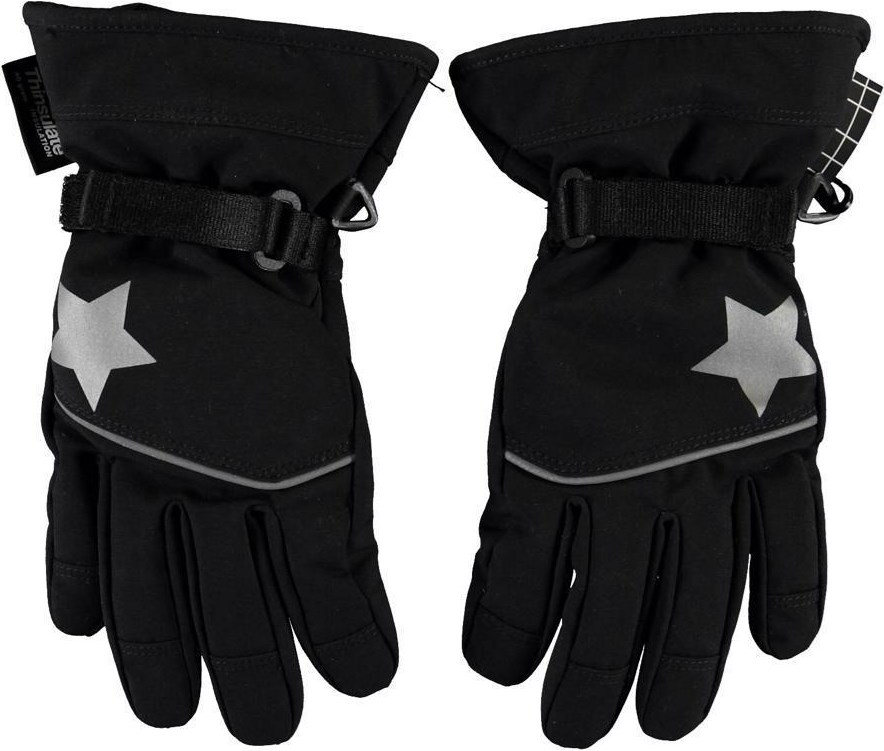 Mack Active - Black - Sorte vandtætte og varme vinterhandsker