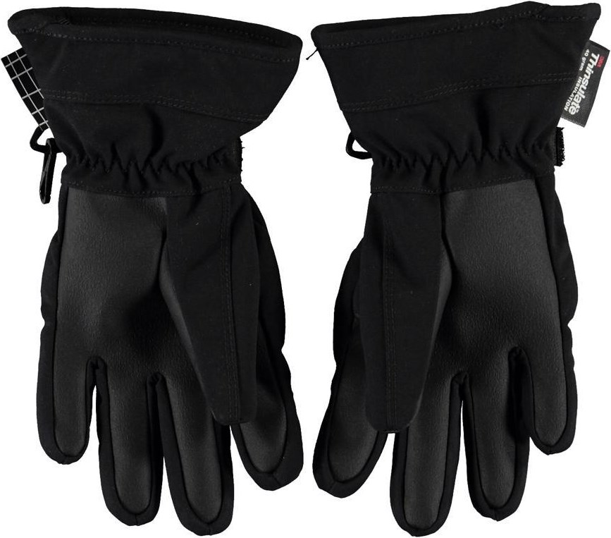Mack Active - Black - Sorte vandtætte og varme vinterhandsker