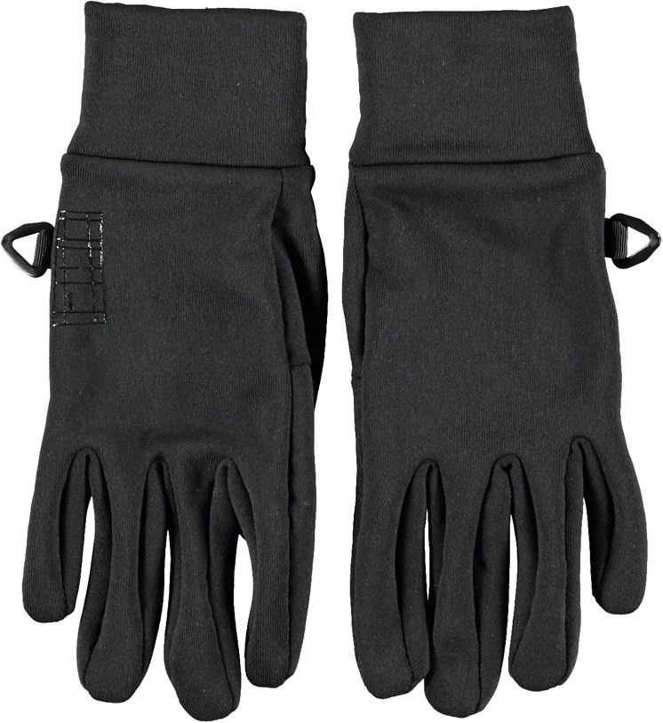 Maddock - Black - Sorte fingerhandsker med synlig refleks