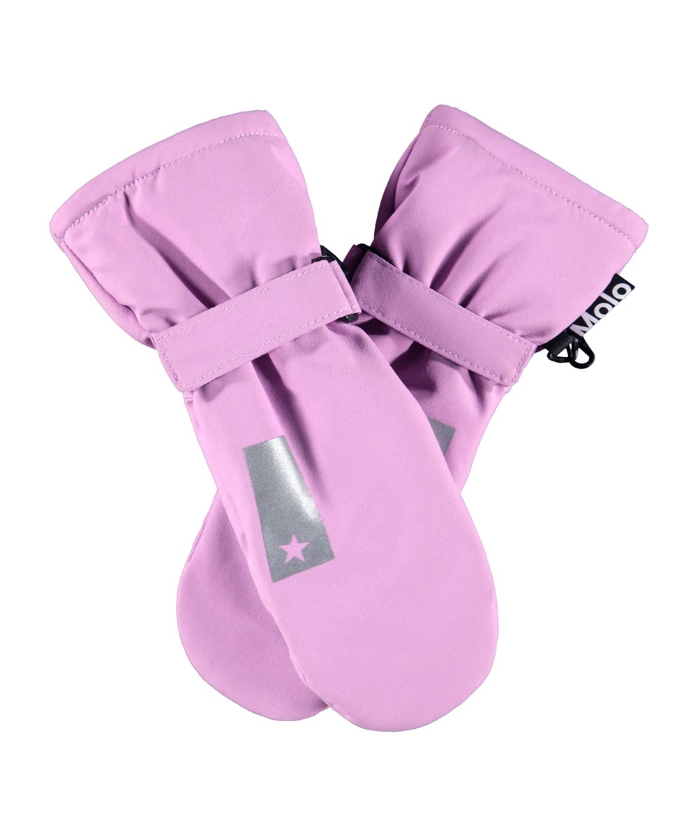 Mitzy - Purple Ray - Lilla vandtætte og åndbare luffer til børn med 3M™ Thinsulate™ isolering