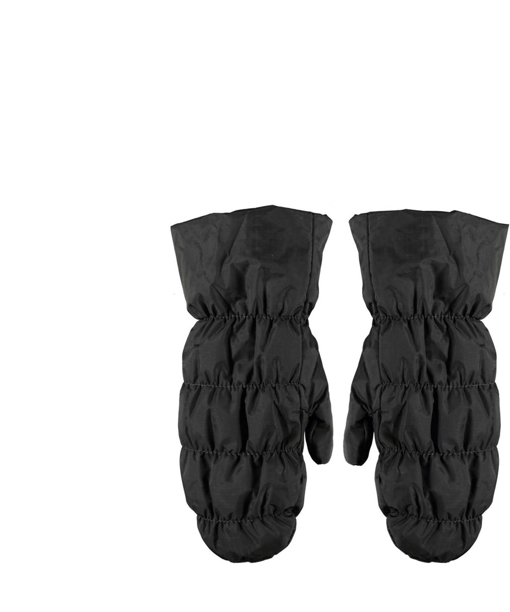 Morgan - Black - Recycled sorte og varme luffer foret med teknisk dun