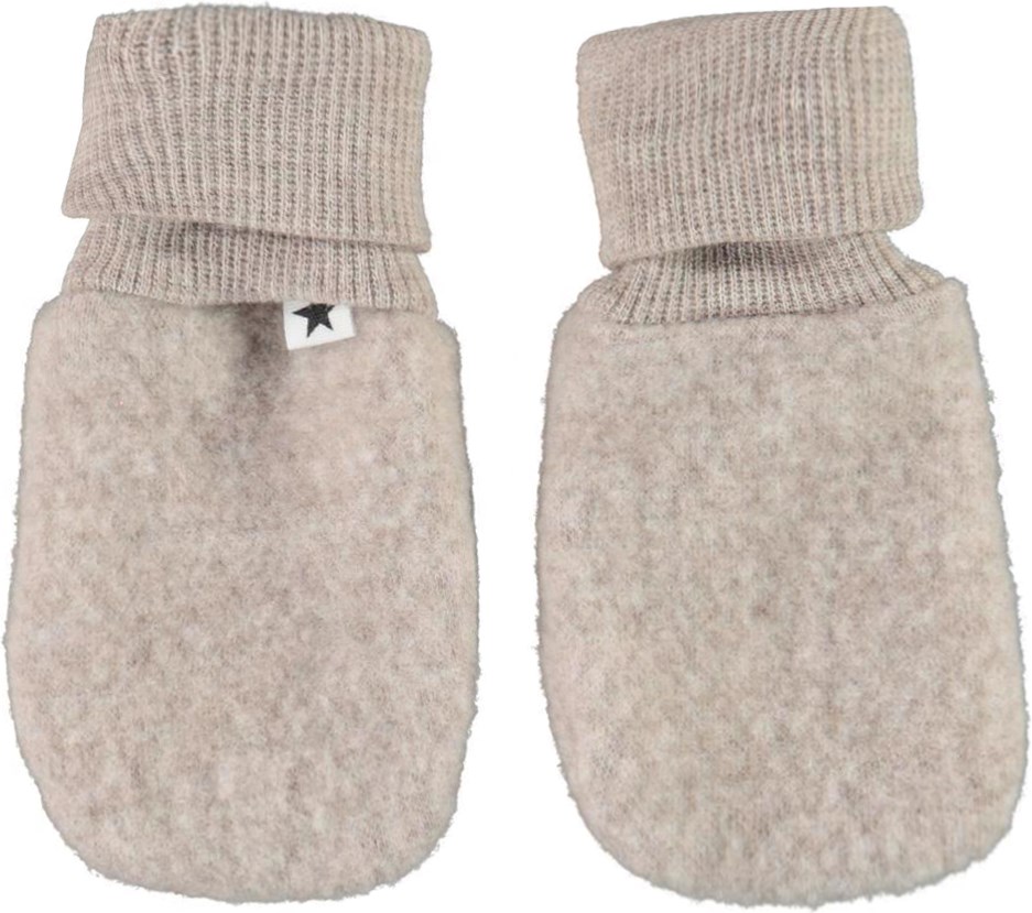 Ufo - Moon Sand - Beige babyluffer i uld