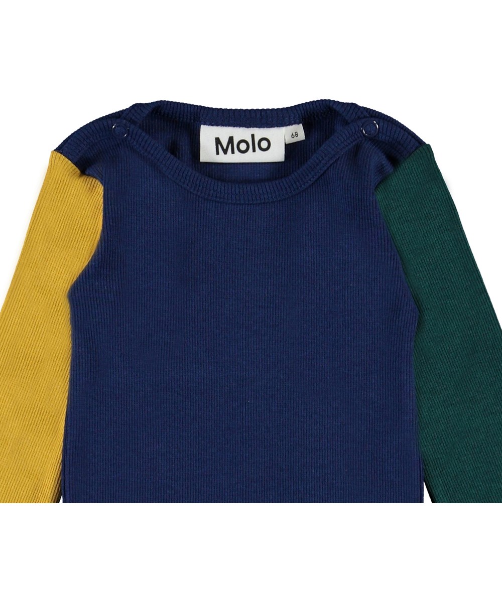 Fair - Colour Block - Colour-blocked baby bodysuit