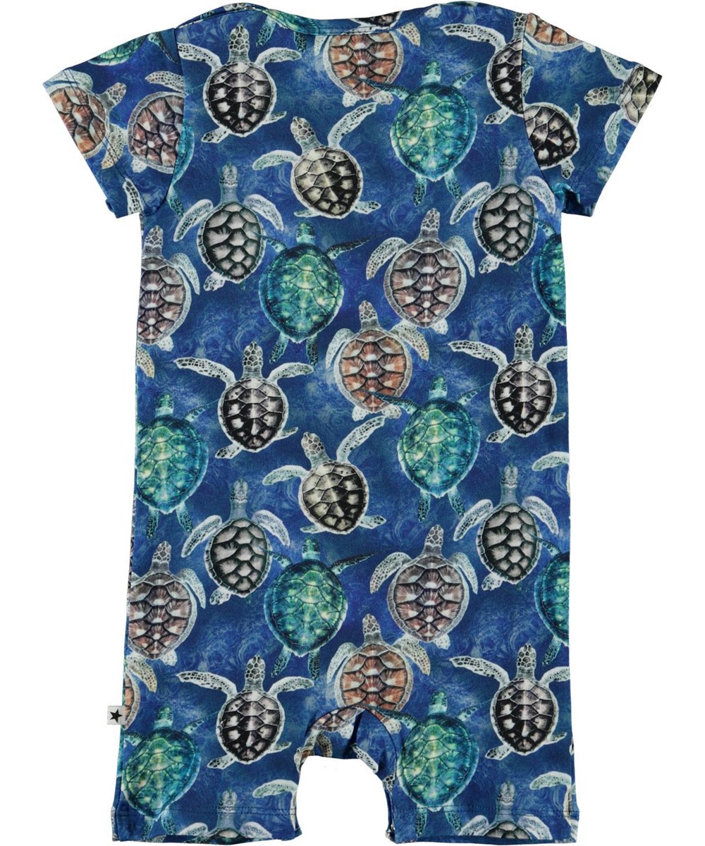 Felton - Mini Turtles - Organic baby bodysuit with turtles 