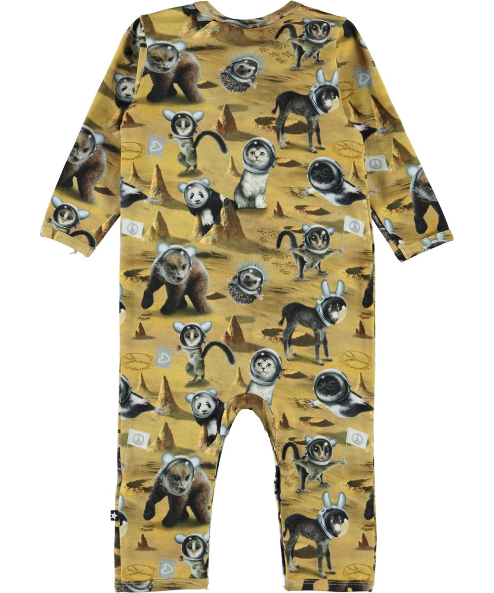 Fenez - Kawaiii Planet - Organic baby bodysuit with animals on the moon
