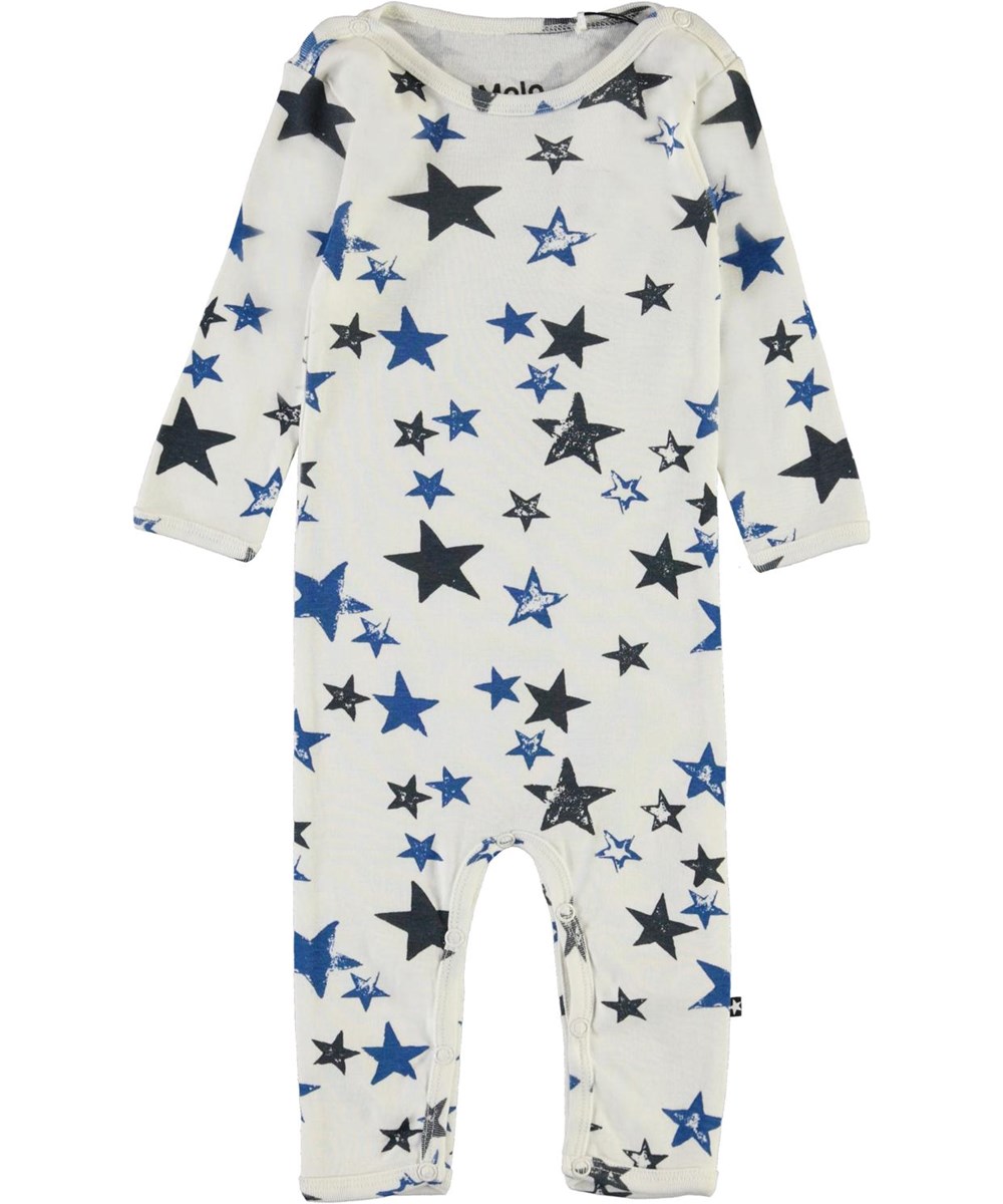 Fenez - Stars - Baby bodysuit with star print 