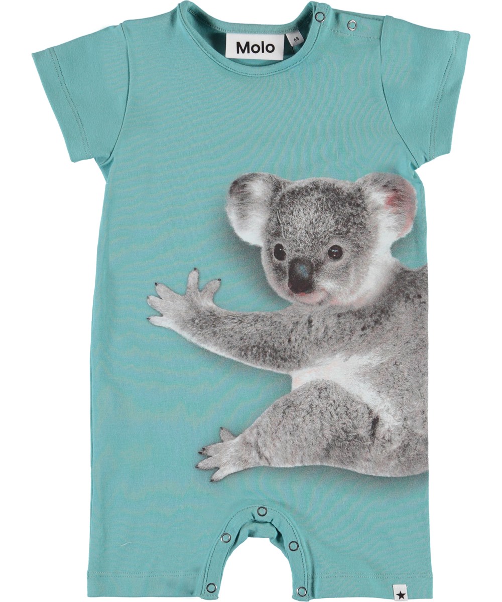 Finn Koala Hug Organic baby bodysuit with koala Molo