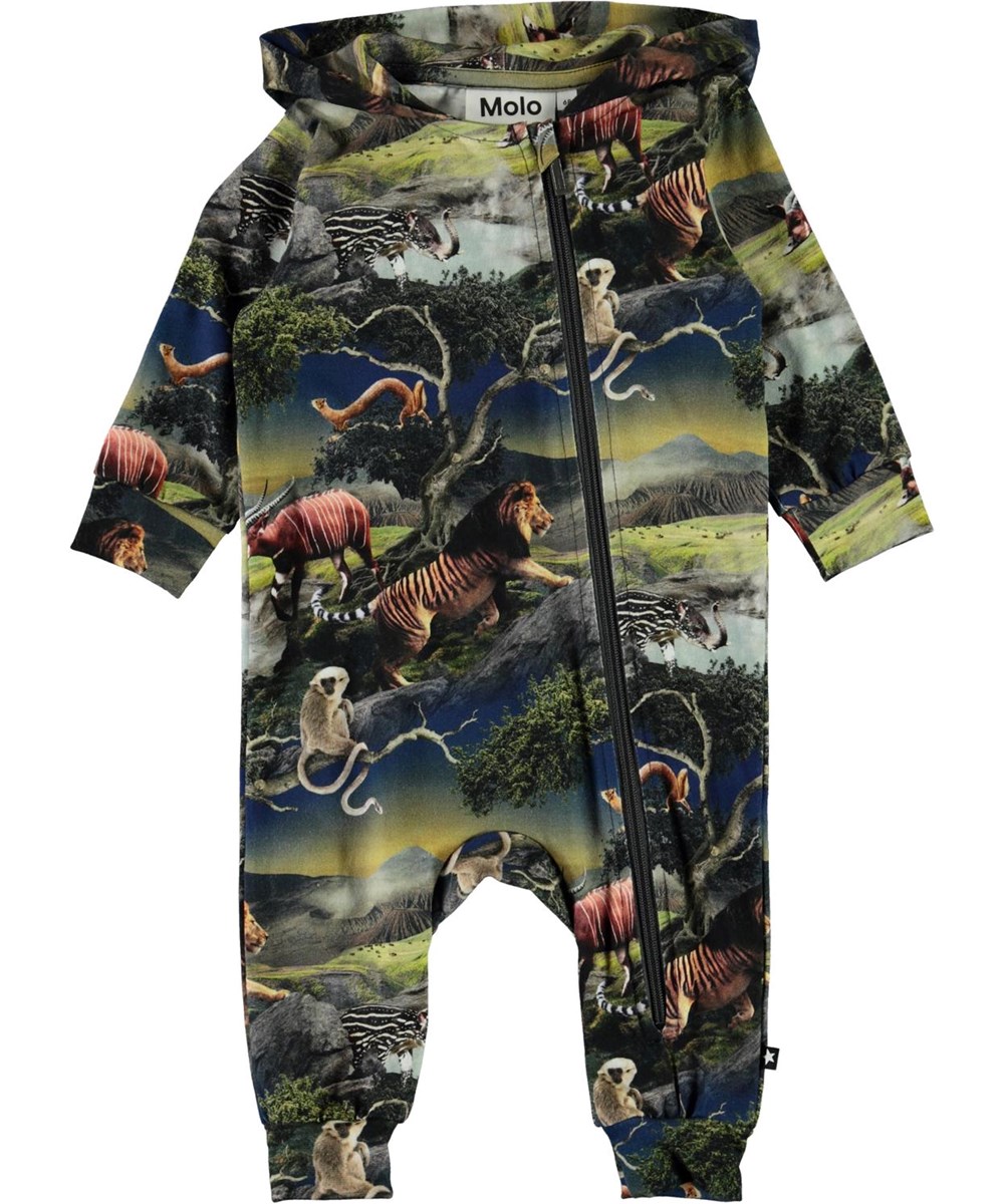 Fowo - Future Animals - Organic romper with animals 