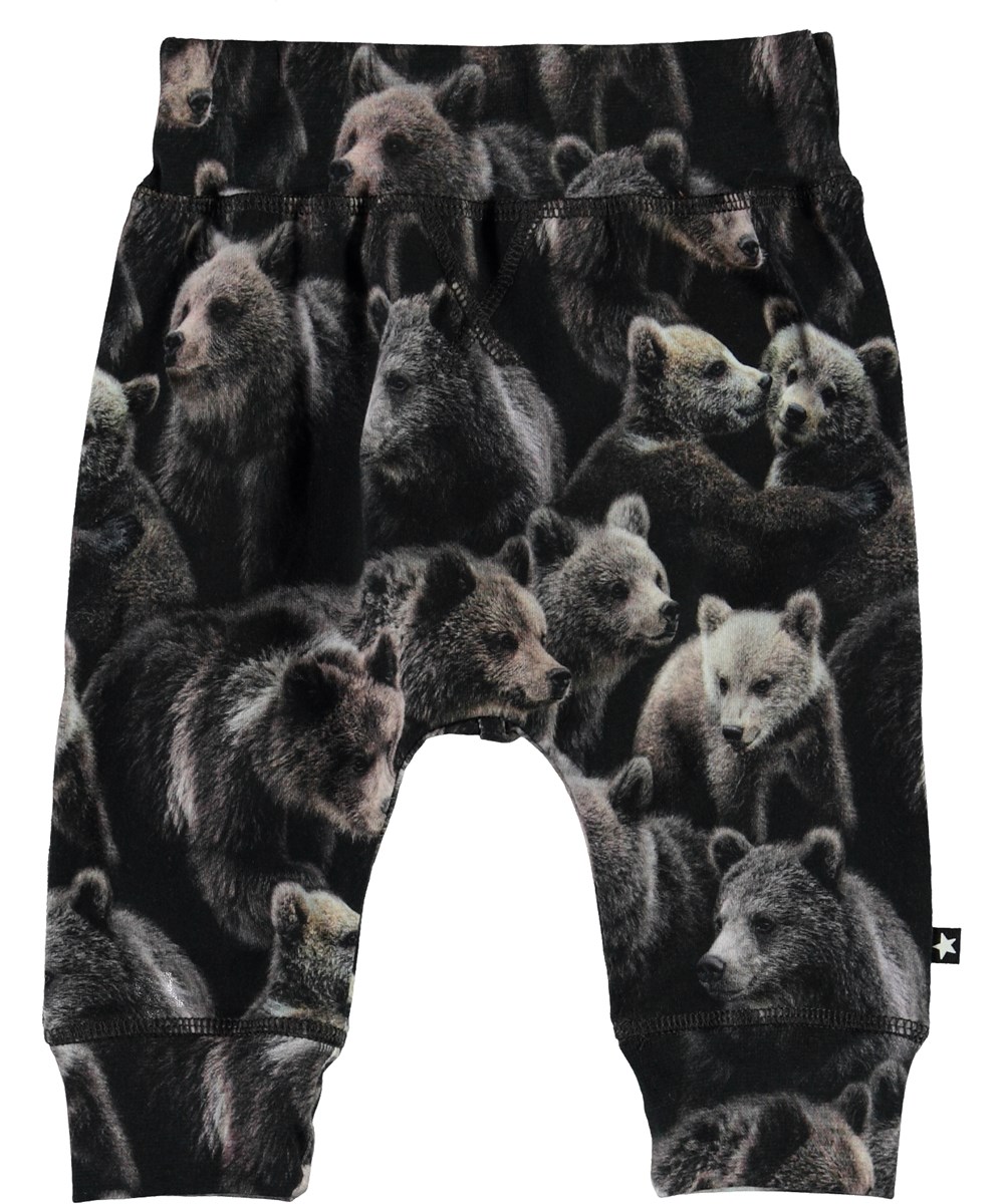 Sammy - Bears - Baby trousers with bear print