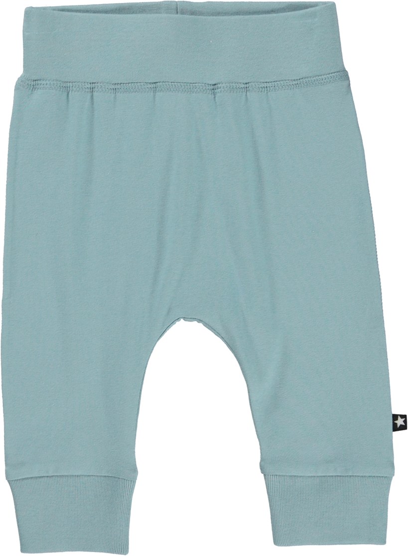 Sammy - Calm - Light blue organic baby joggers