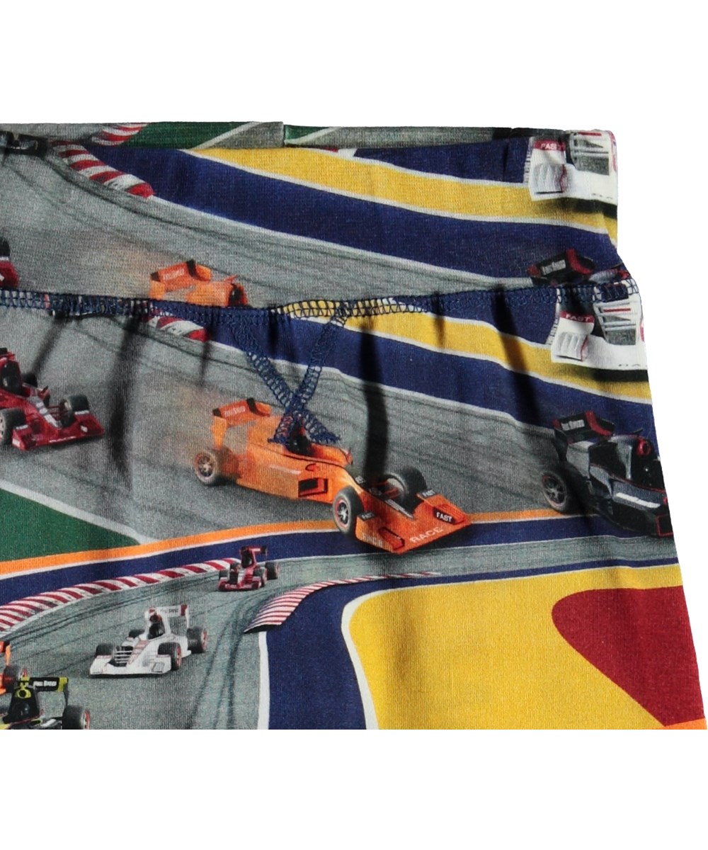 Sammy - Full Speed - Baby trousers with race cars