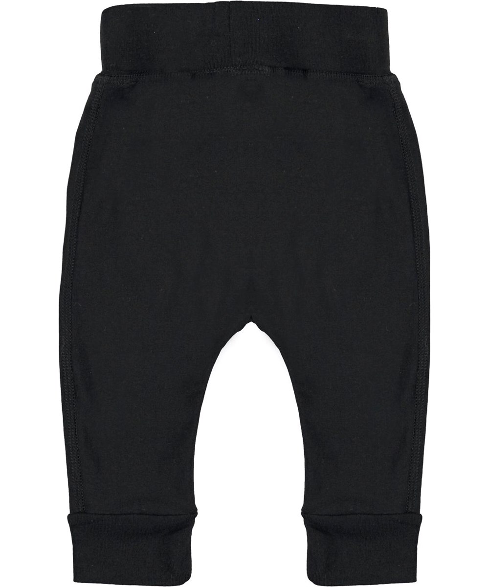 Sammy - Black - Black organic baby trousers 