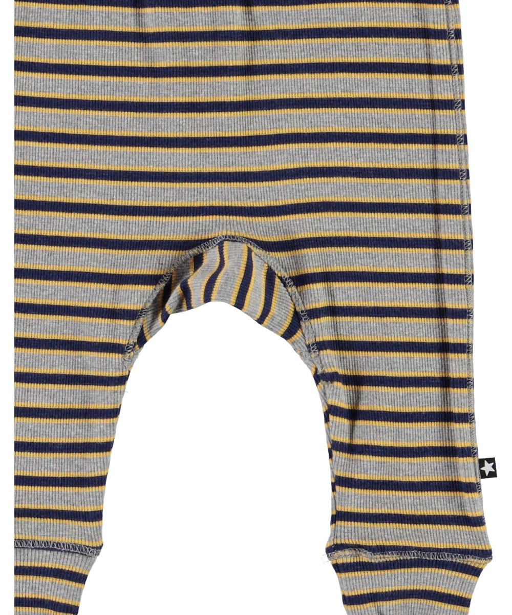 Seb - 3 Colour Stripe - Striped baby trousers