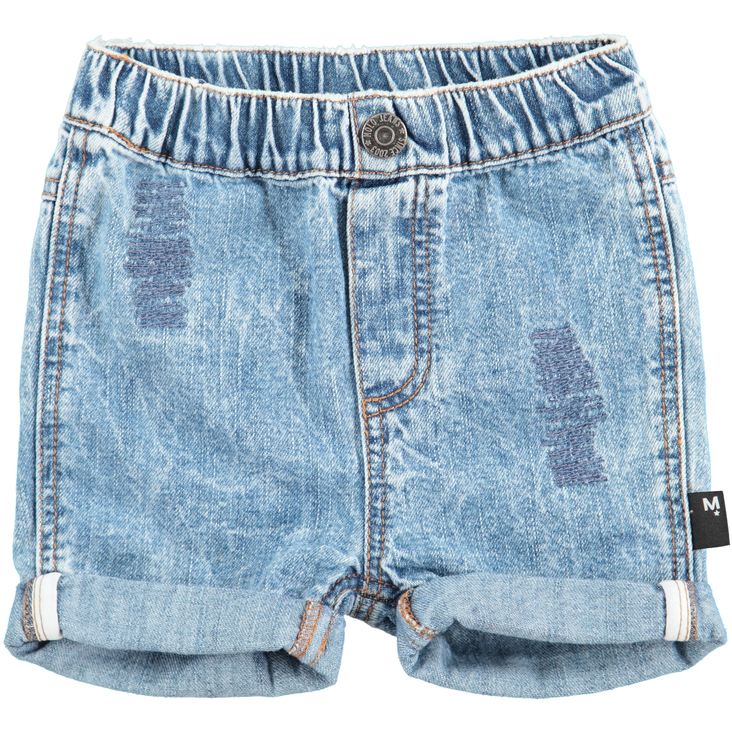 baby blue jean shorts