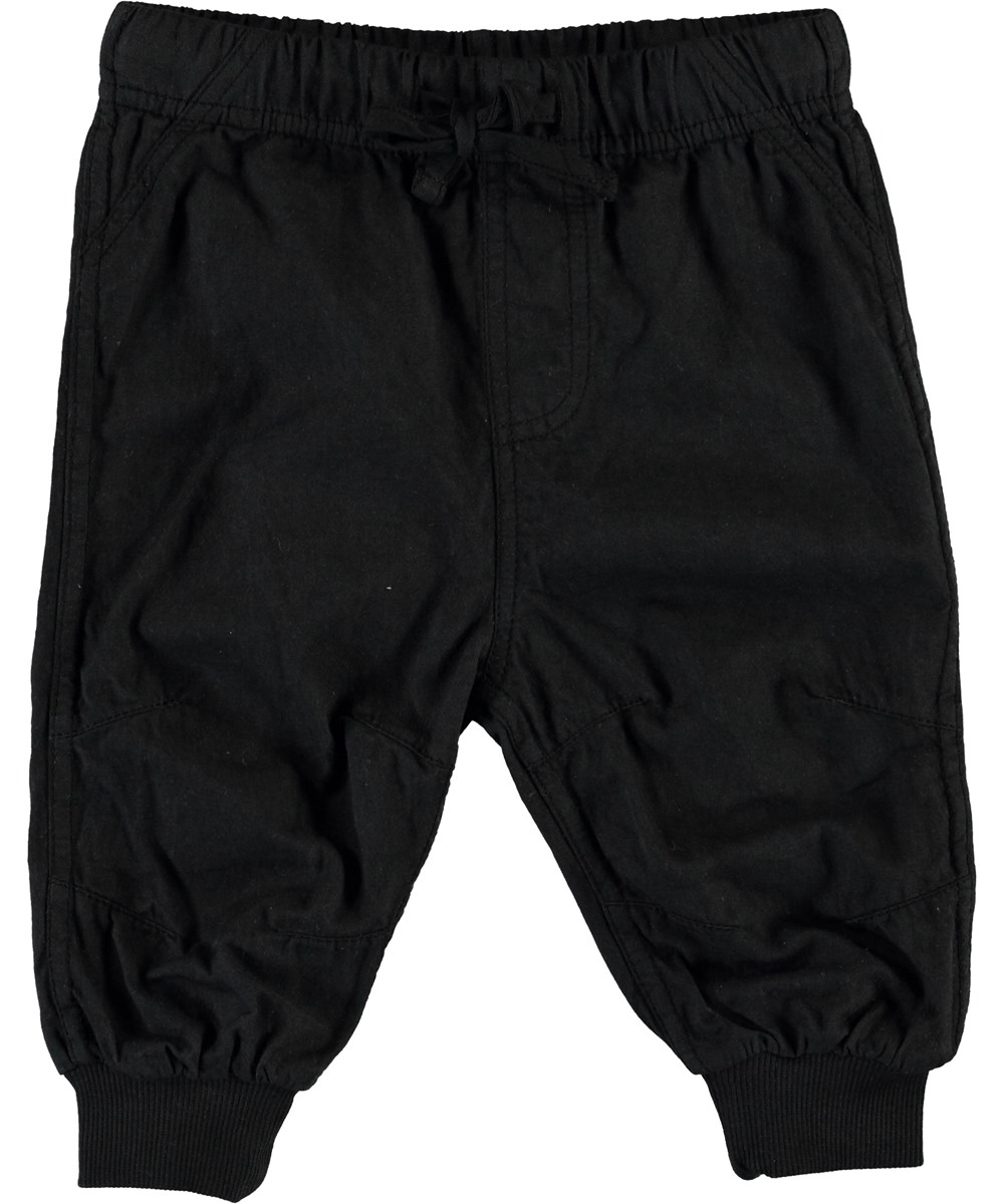 Shay - Black - Black baby trousers
