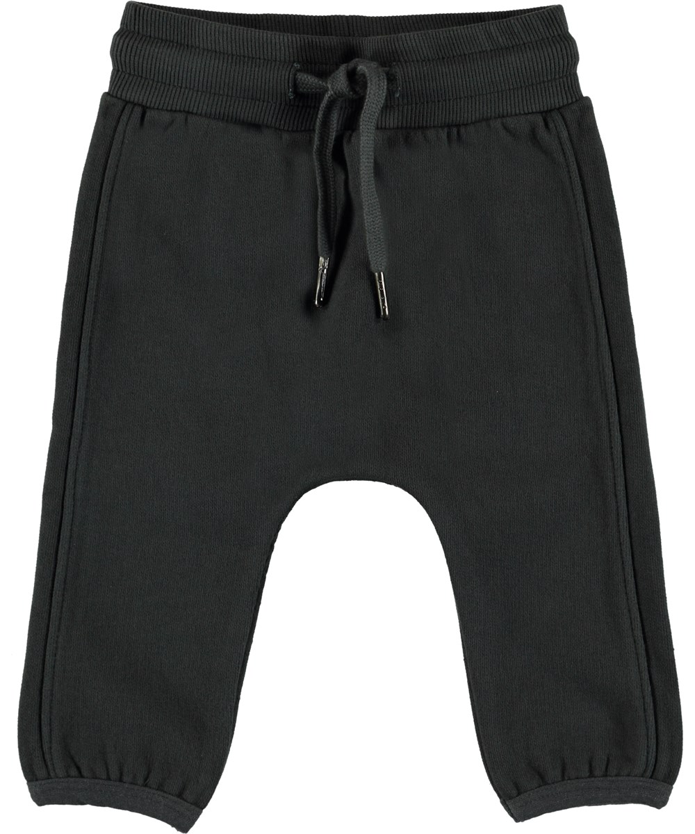 Stig - Pirate Black - Baby jogging trousers.