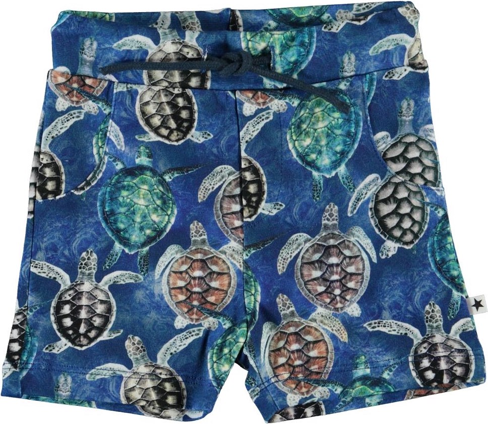 Simroy - Mini Turtles - Organic baby shorts with turtles