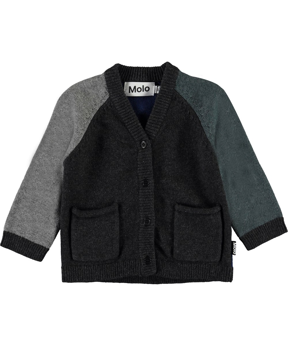 Benjamin - Quiet Hues - Knit baby cardigan