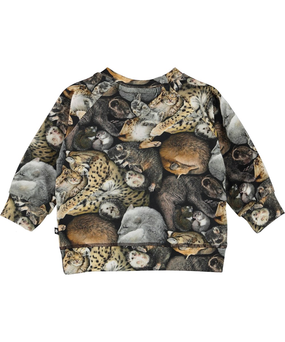 Elmo - Hibernation - Baby top with a print of sleeping animals