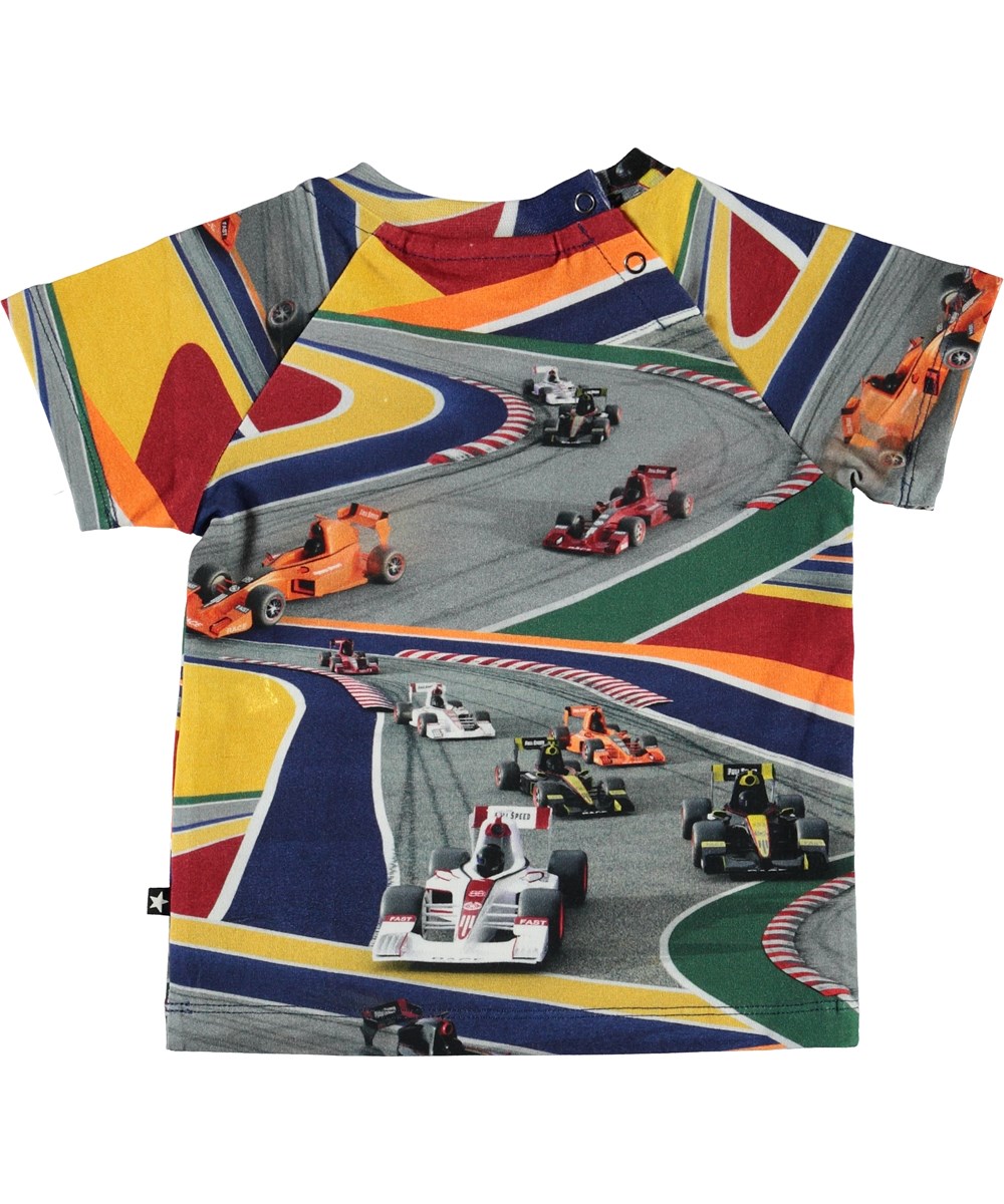 Emmett - Full Speed - Organic baby t-shirt with cars