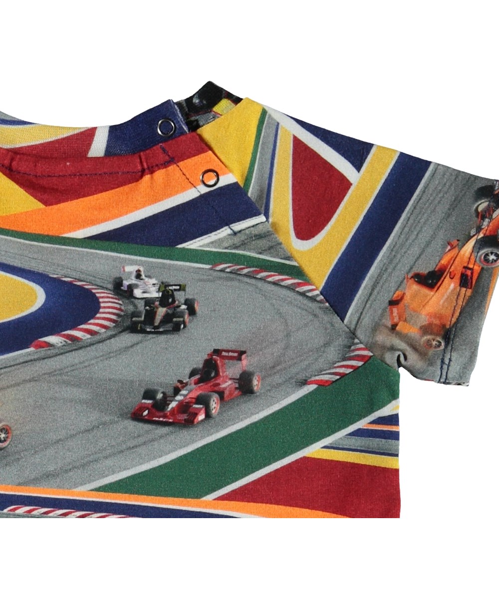 Emmett - Full Speed - Organic baby t-shirt with cars