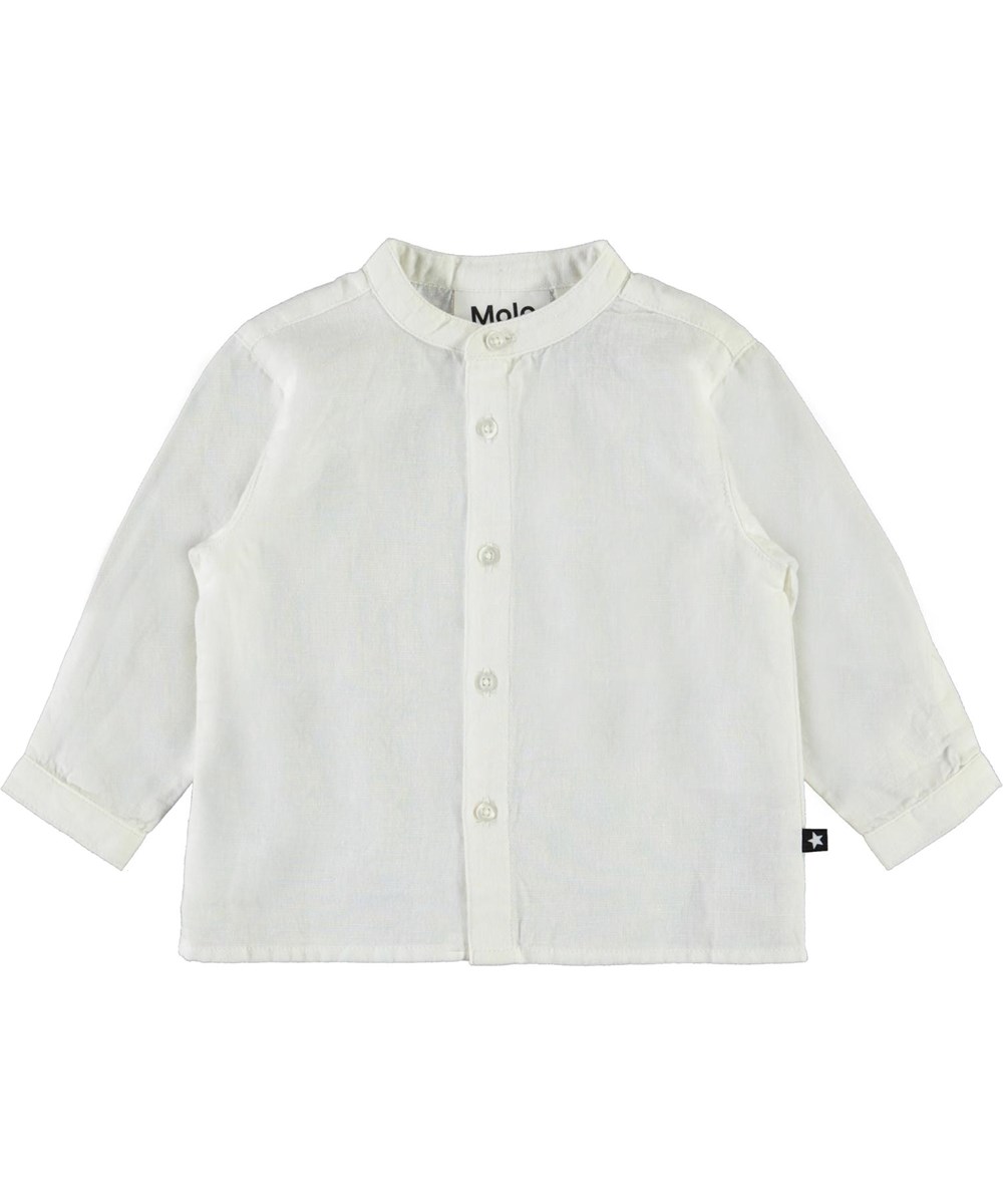 Eno - White Star - White baby shirt